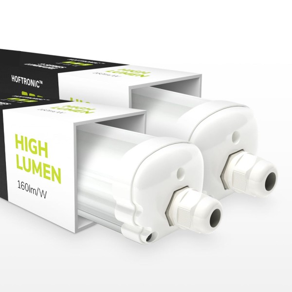 Hoftronic set van 2 led tl armaturen 120cm ip65 wa