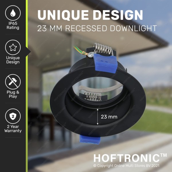 Hoftronic set van 6 rio led inbouwspots verzonken 20