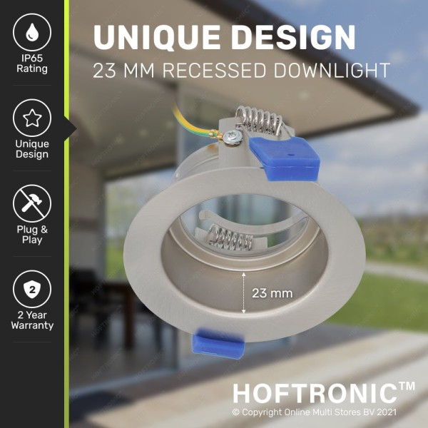 Hoftronic set van 6 rio led inbouwspots verzonken 4