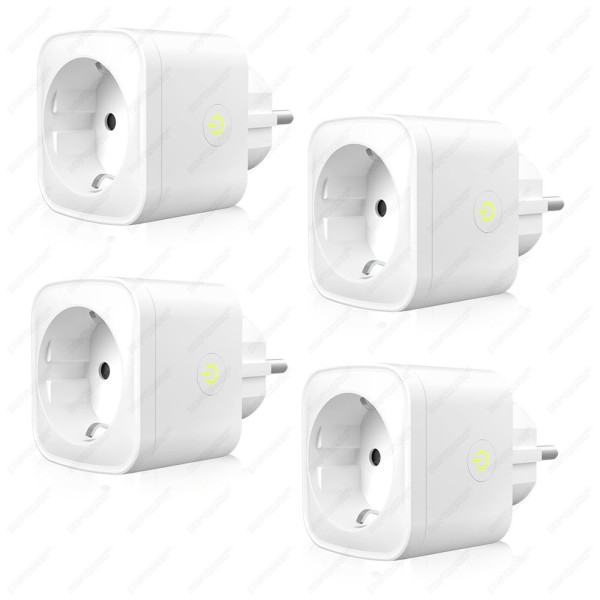 Hoftronic smart 4x slimme stekker wifi bluetooth m 1