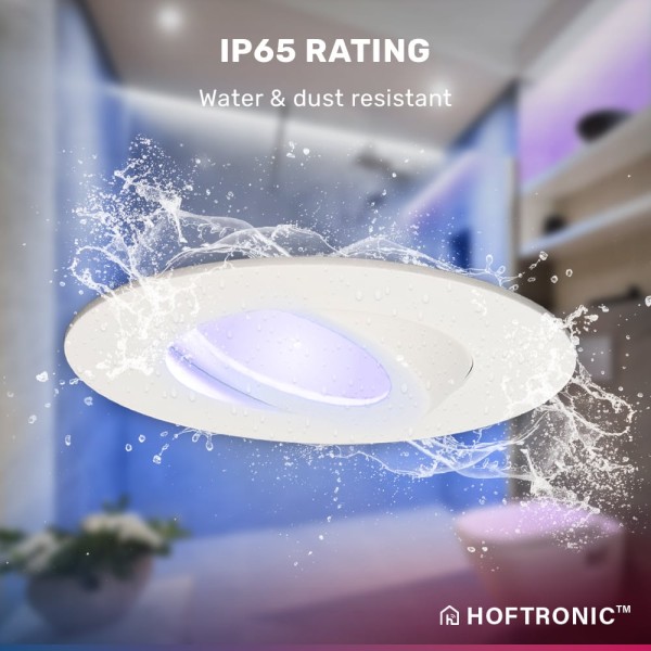 Hoftronic smart smart led inbouwspot napels wit 8 4