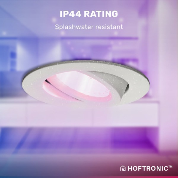 Hoftronic smart smart led inbouwspot rome wit 6 wa 3