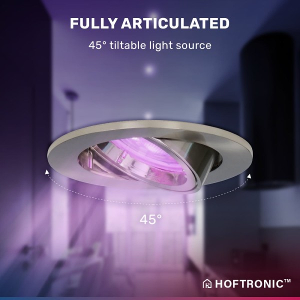 Hoftronic smart smart wifi led inbouwspot lublin d 4