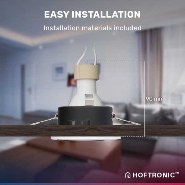 Hoftronic smart smart wifi rgbww led inbouwspot ba 7