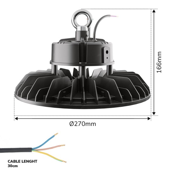 Hoftronic triton led high bay 200 watt 35000 lumen 12