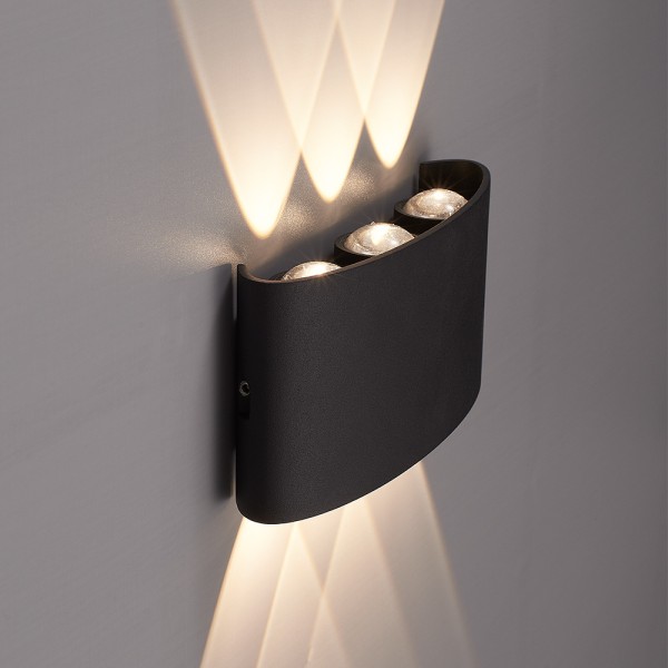 Hoftronic tulsa dimbare led wandlamp up down light 3