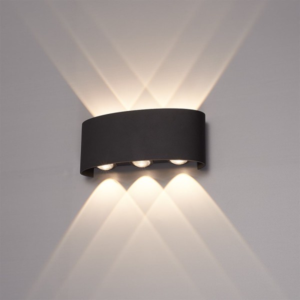 Hoftronic tulsa dimbare led wandlamp up down light