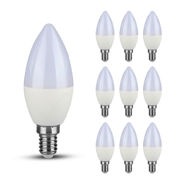 V tac 10x e14 led lamp 37 watt 320 lumen neutraal