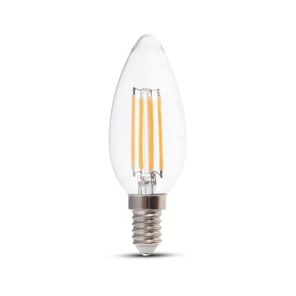 V tac e14 led dimbare filament lamp 4 watt 400 lum