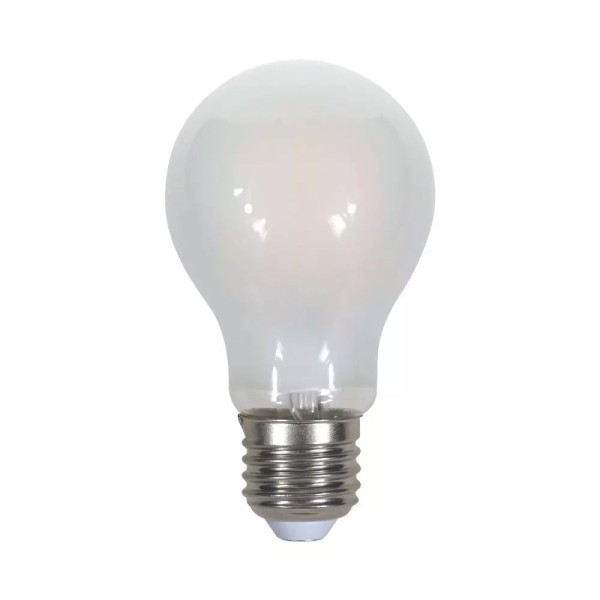 V tac e27 filament lamp a60 2700k frosted 5 watt 2