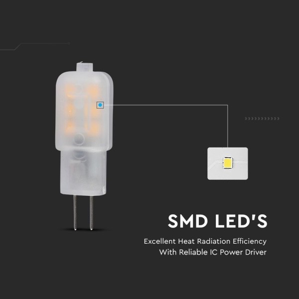 V tac g4 led lamp 15 watt 100 lumen 3000k warm wit 5