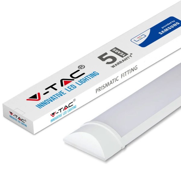 V tac led batten 120 cm 40w 6500k 4800lm 120lm w f