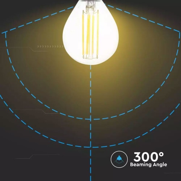 V tac led filament lamp e14 fitting 6 watt 800lm p 3