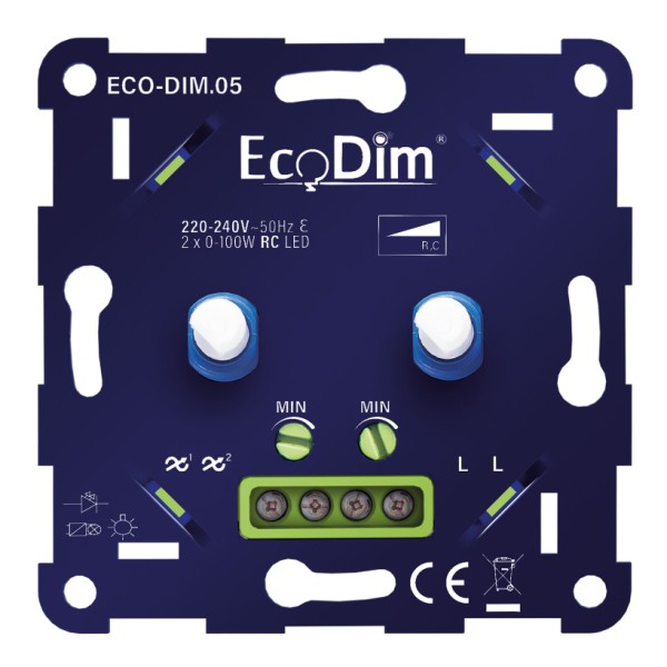 ecodim ecodim eco dim05 led duo dimmer fase afsnij