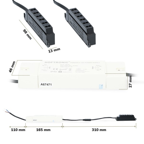 hoftronic dimbare rf led transformator 36 watt ip4 2