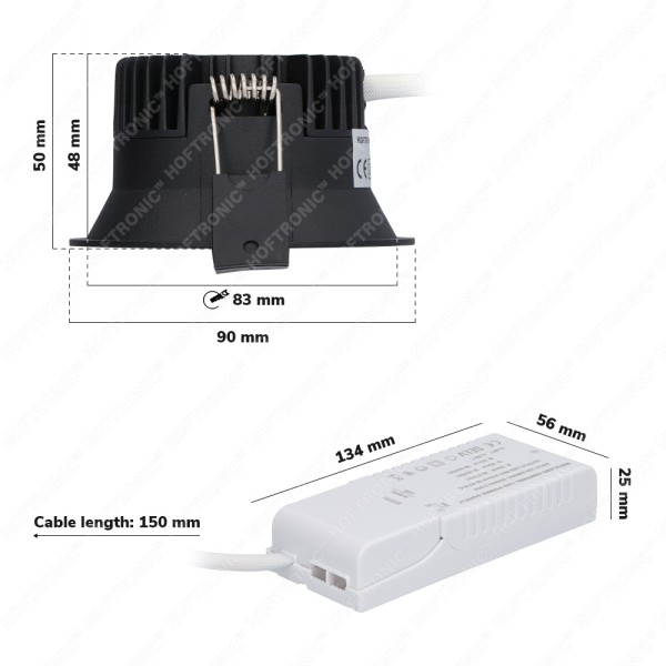 hoftronic smart 3x finn smart led inbouwspot 10 wa 8