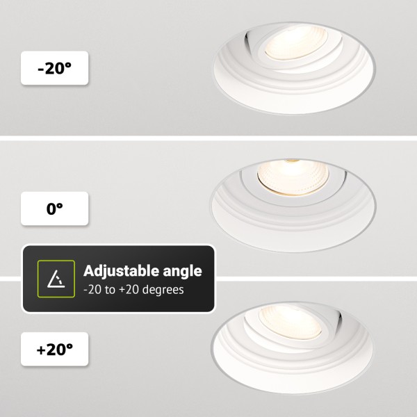 hoftronic 3x lugo led trimless spots inbouwspot wi 5