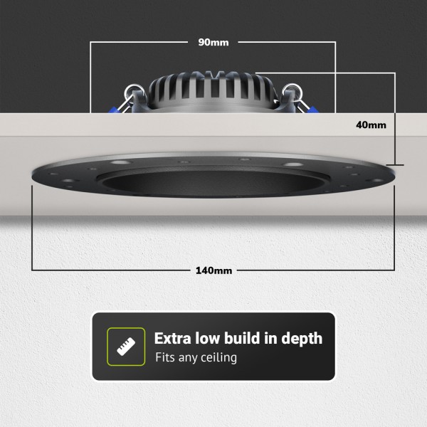 hoftronic 3x lugo led trimless spots inbouwspot zw 4