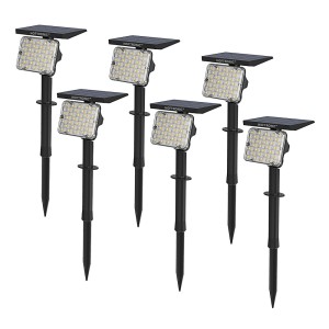 HOFTRONIC 6x Eagle LED Solar Tuinspot Prikspot Dual Color IP65 Spatwaterdicht