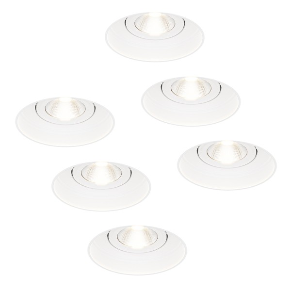 hoftronic 6x lugo led trimless spots inbouwspot wi