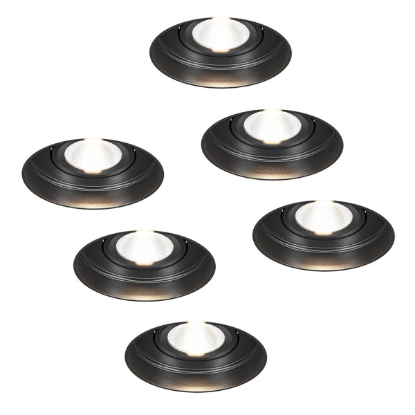 hoftronic 6x lugo led trimless spots inbouwspot zw