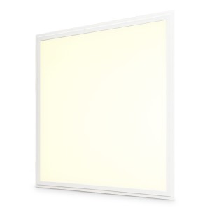 HOFTRONIC LED Paneel – 62×62 cm – 40 Watt – 4000lm (100lm/W) – 3000K warm wit – Flikkervrij – Incl. 1,5m netsnoer – 3 jaar garantie