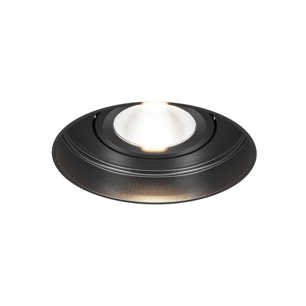 hoftronic lugo led trimless spot inbouwspot zwart