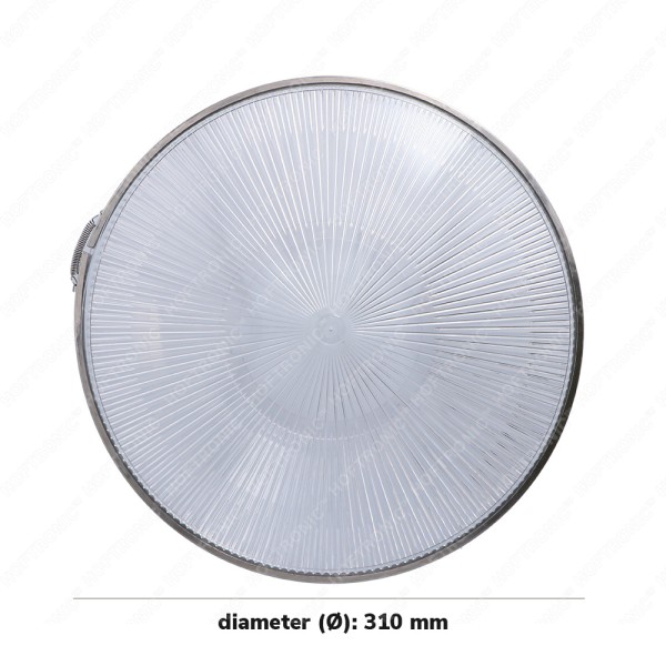 hoftronic polycarbonaat cover voor 100 reflector s 2