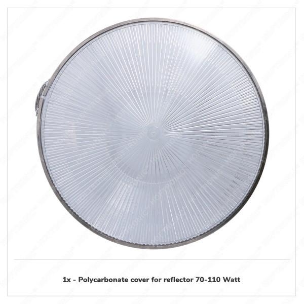 hoftronic polycarbonaat cover voor 100 reflector s 3