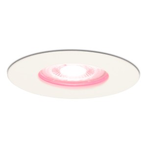 Hofronic Smart WiFi dimbare RGBWW LED inbouwspot Bari wit GU10 5,5 Watt IP65 spuitwaterdicht